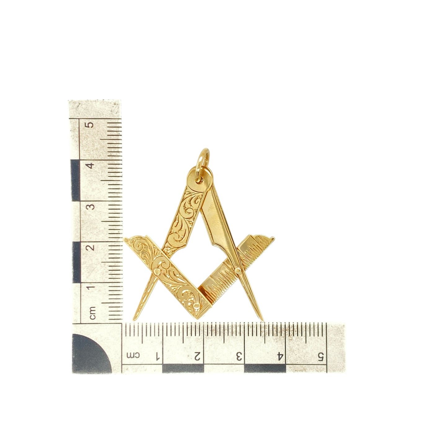 9ct Gold Masonic Pendant