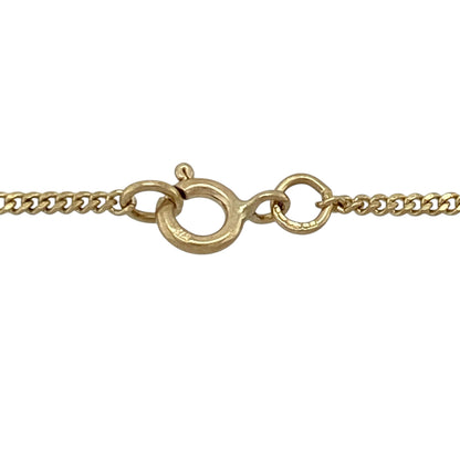 9ct Gold Cross 18" Necklace