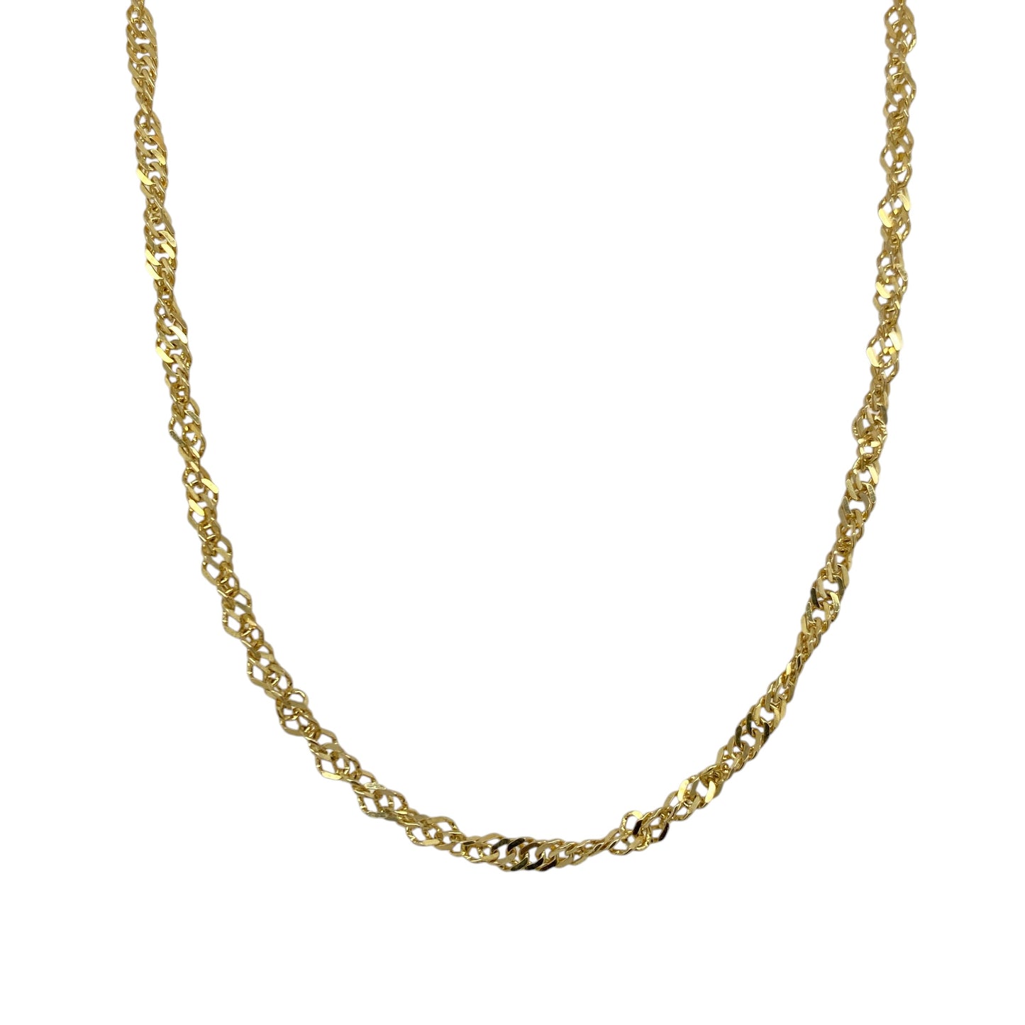 9ct Gold 20" Singapore Chain