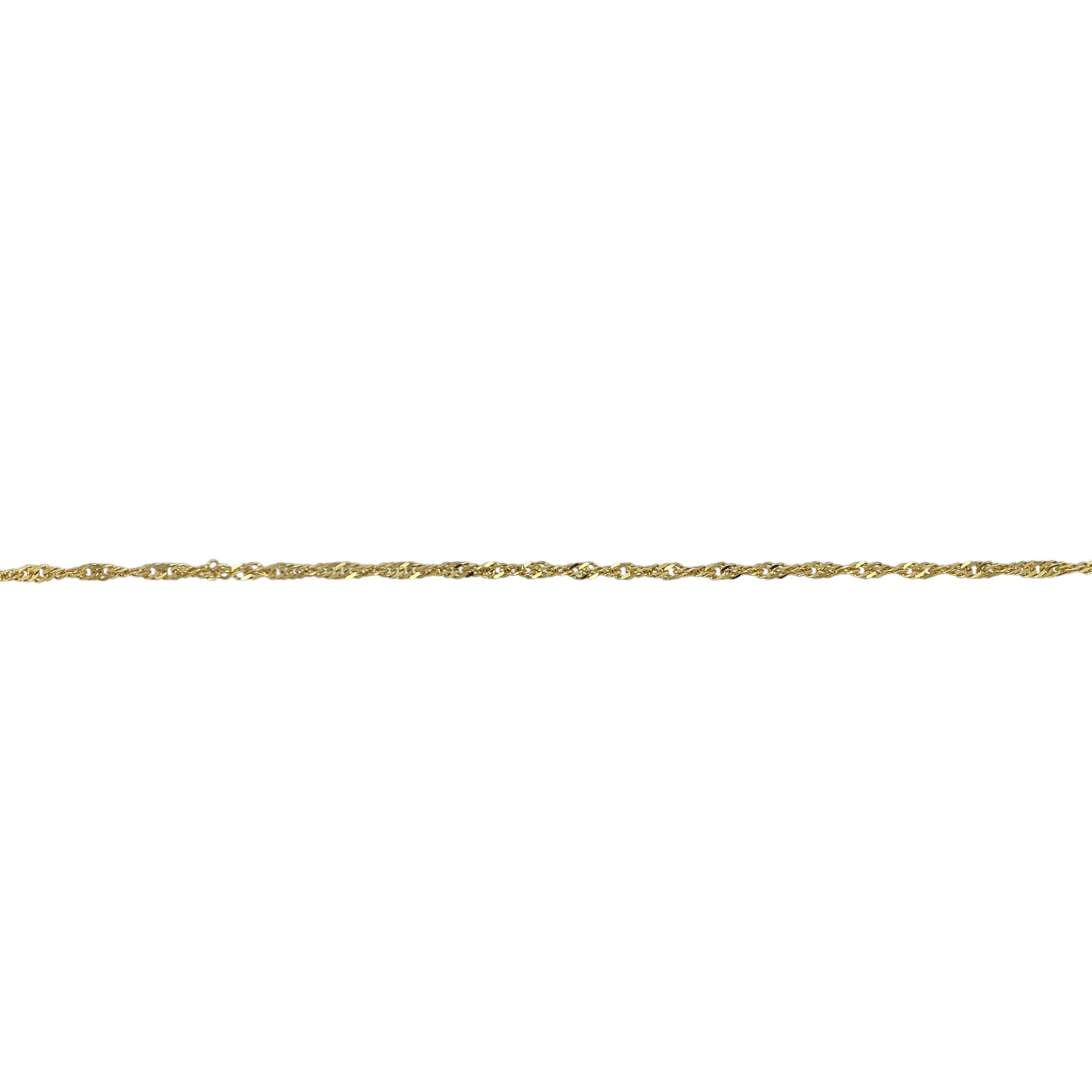 9ct Gold 20" Singapore Chain