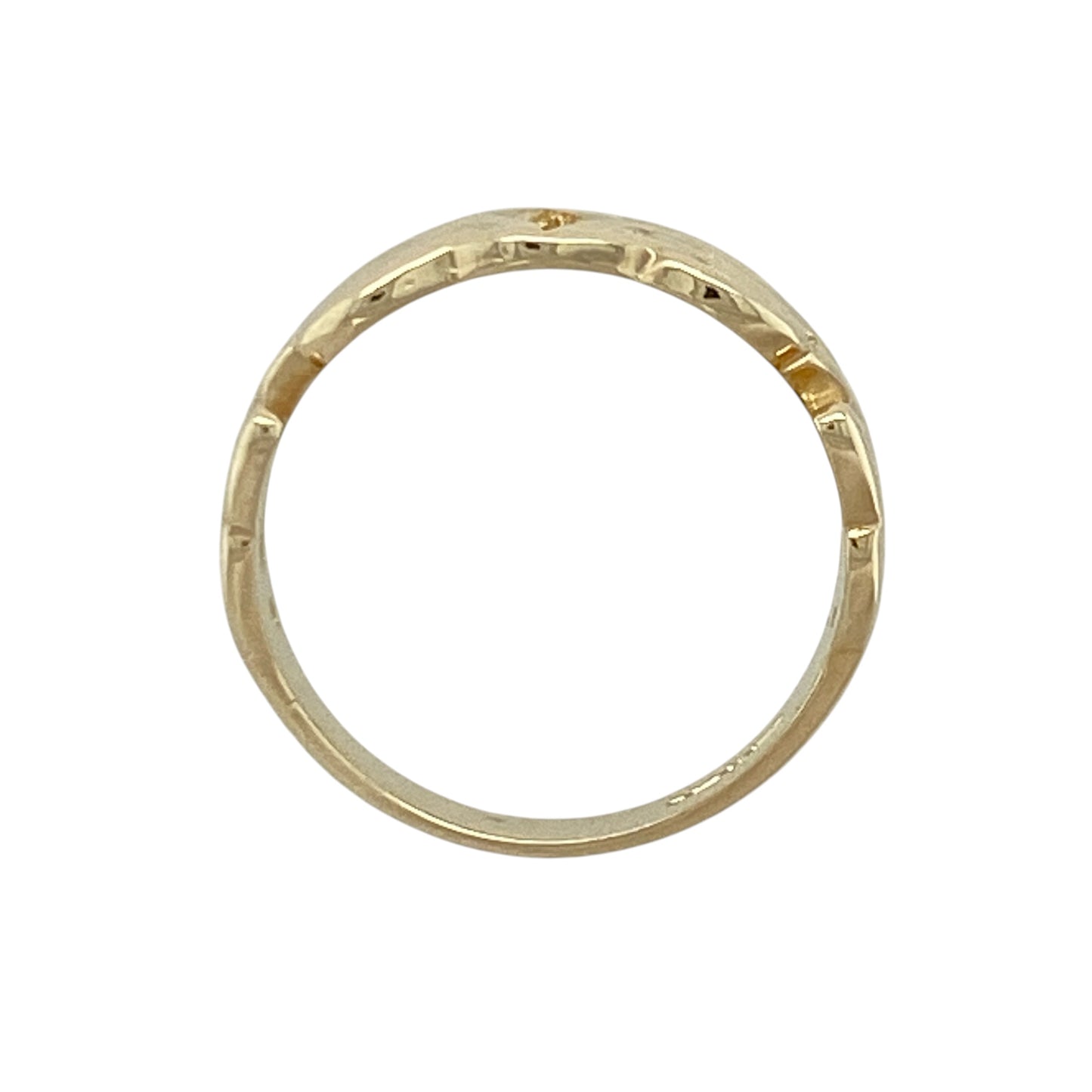9ct Gold Celtic Knot Style Band Ring