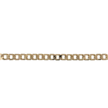 9ct Gold 8.5" Curb Bracelet