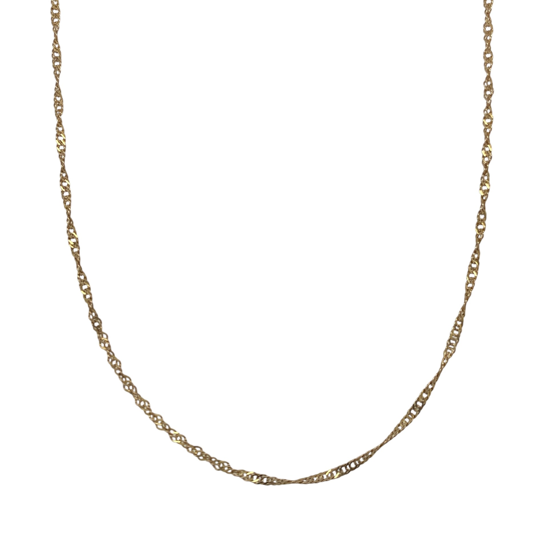 9ct Gold 20" Singapore Chain