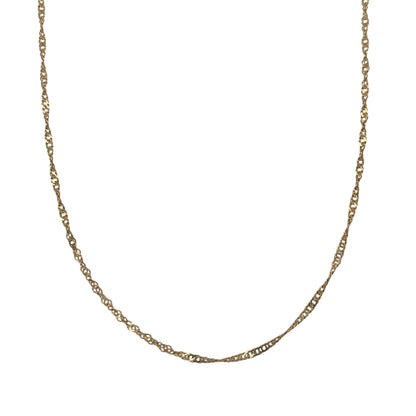 9ct Gold 20" Singapore Chain