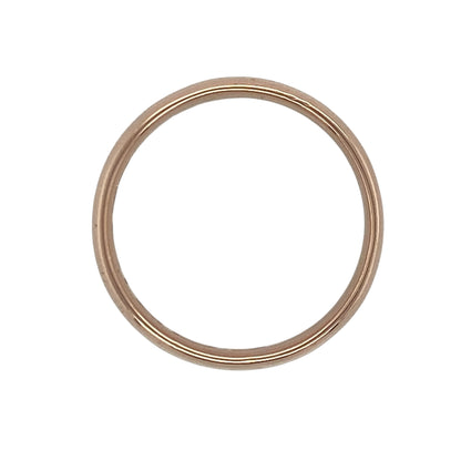 9ct Gold Clogau Cariad 5mm Wedding Band Ring