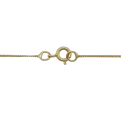 9ct Gold & Diamond '18' 18" Necklace