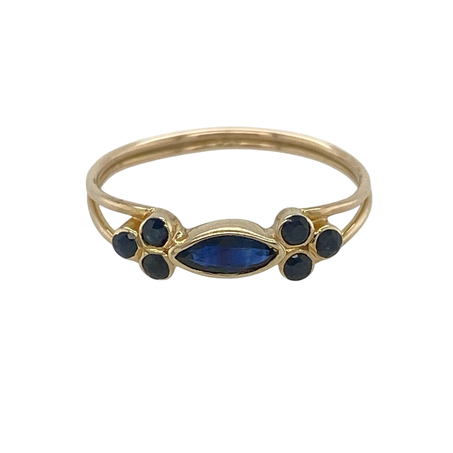 9ct Gold & Sapphire Ring
