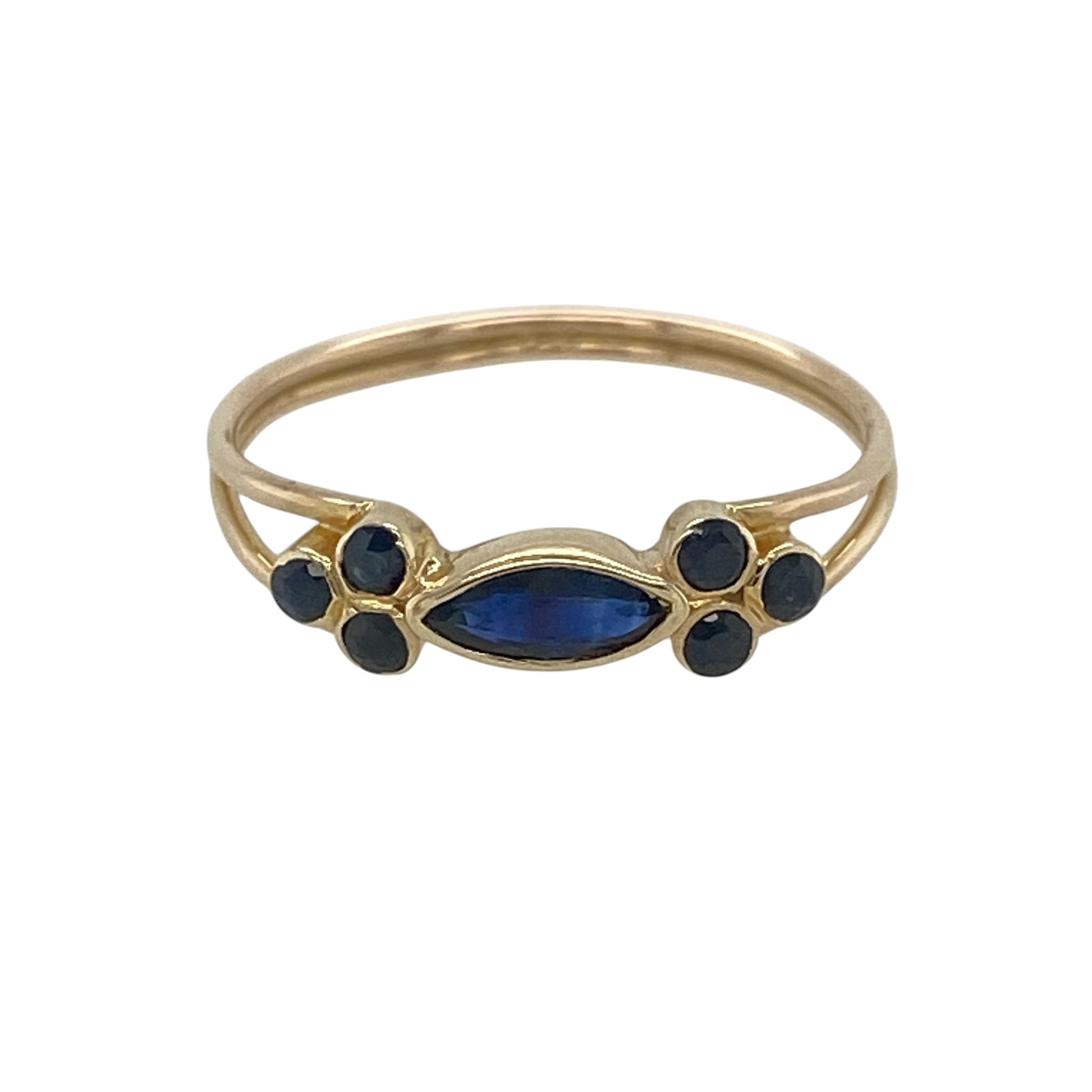 9ct Gold & Sapphire Ring