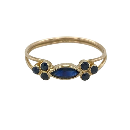 9ct Gold & Sapphire Ring
