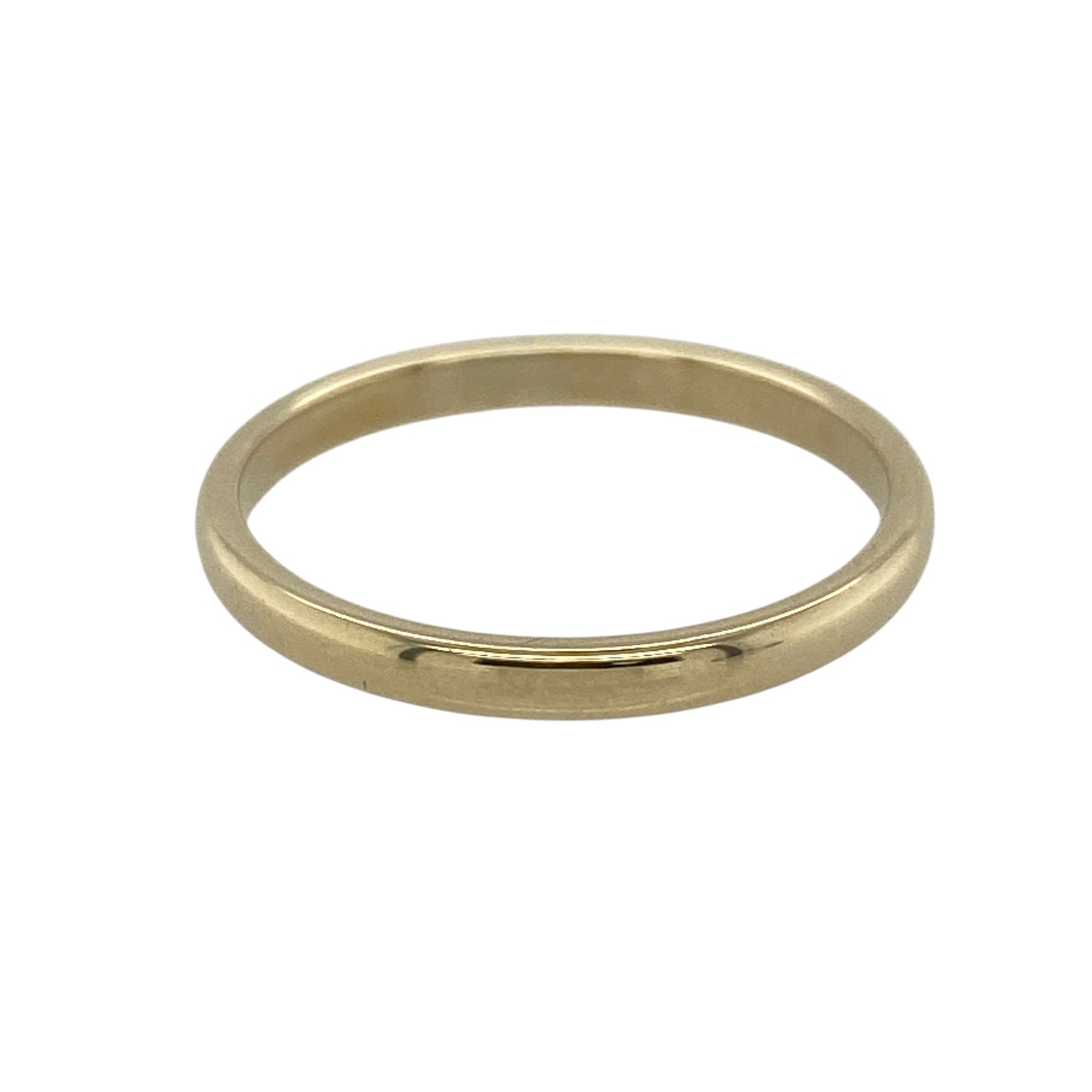 9ct Gold 2mm Wedding Band Ring