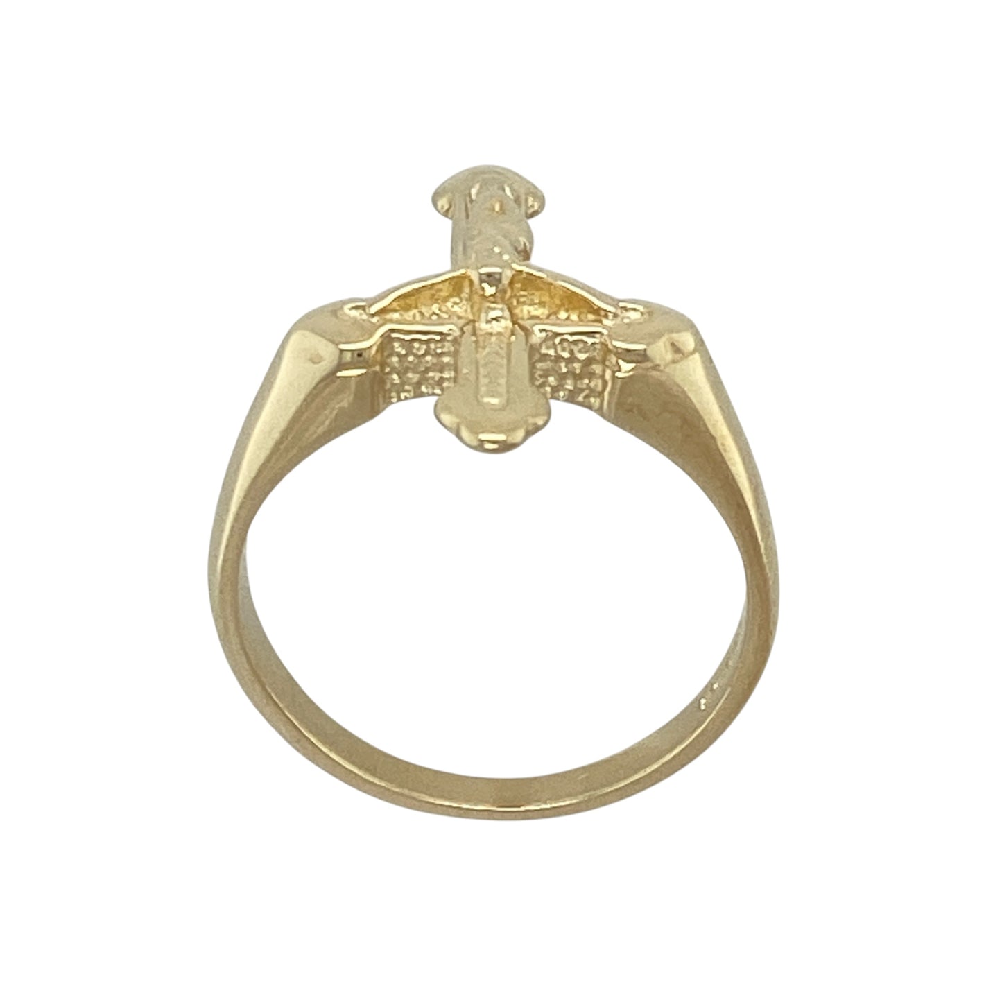 9ct Gold Crucifix Ring
