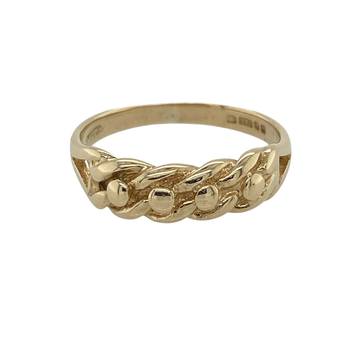 9ct Gold Keeper Band Ring