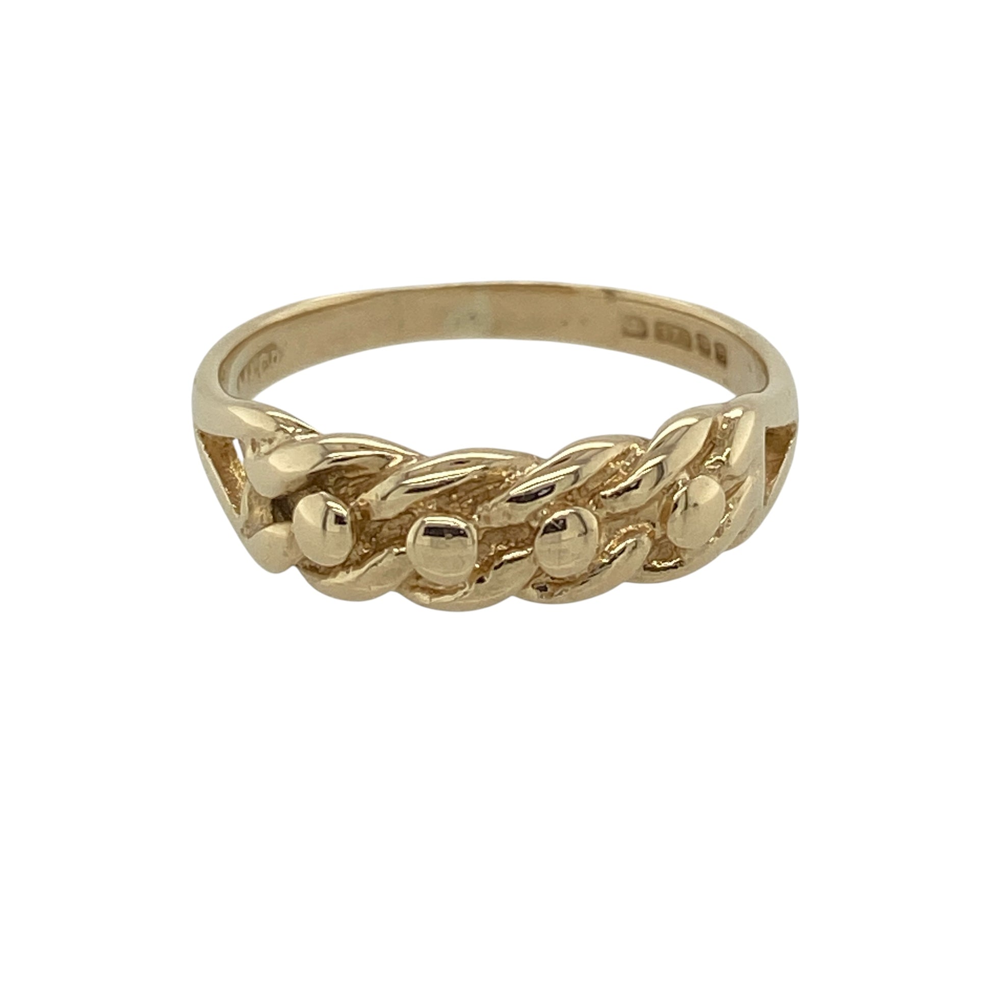 9ct Gold Keeper Band Ring