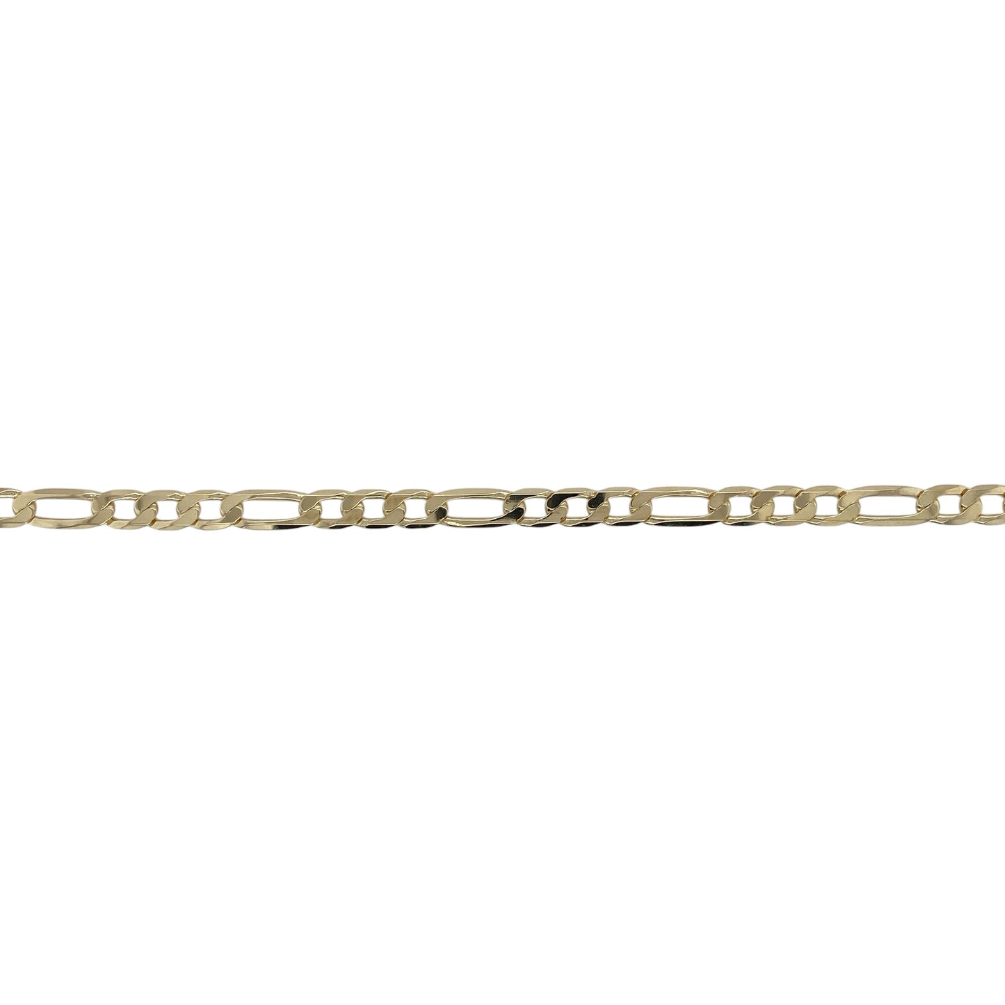 9ct Gold 7" Figaro Bracelet
