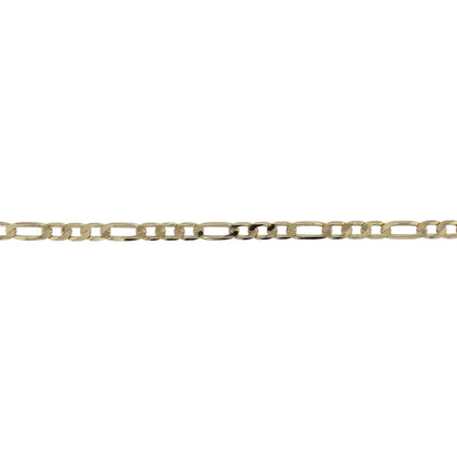 9ct Gold 7" Figaro Bracelet