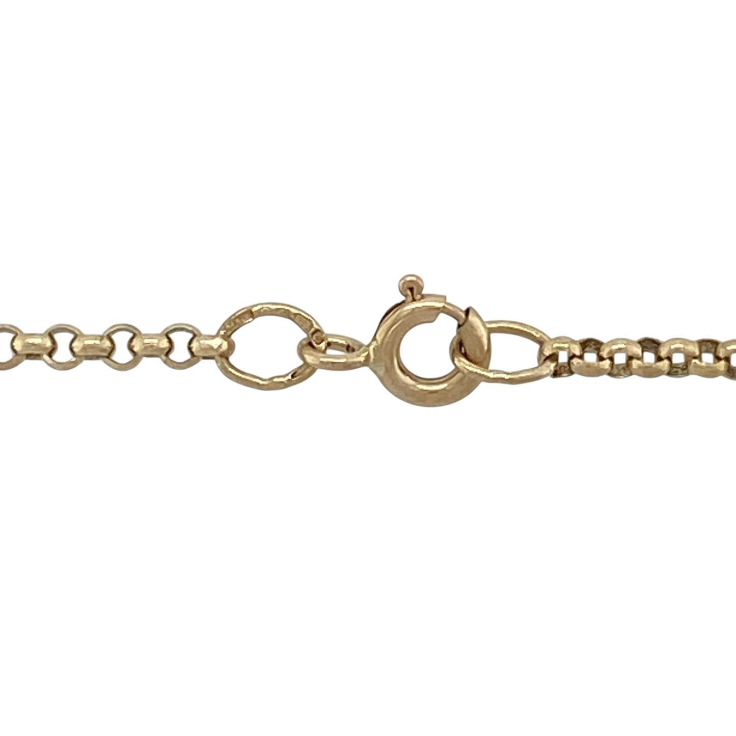 9ct Gold Patterned Celtic Cross 18" Necklace
