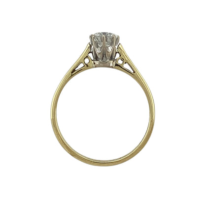18ct Gold & Diamond Solitaire Ring