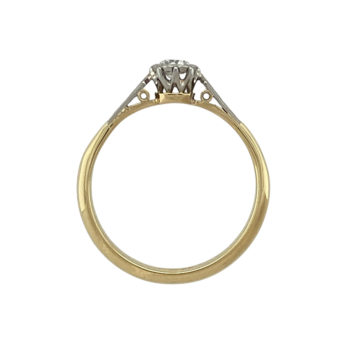 18ct Gold & Diamond Solitaire Ring