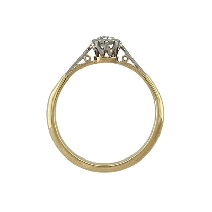 18ct Gold & Diamond Solitaire Ring