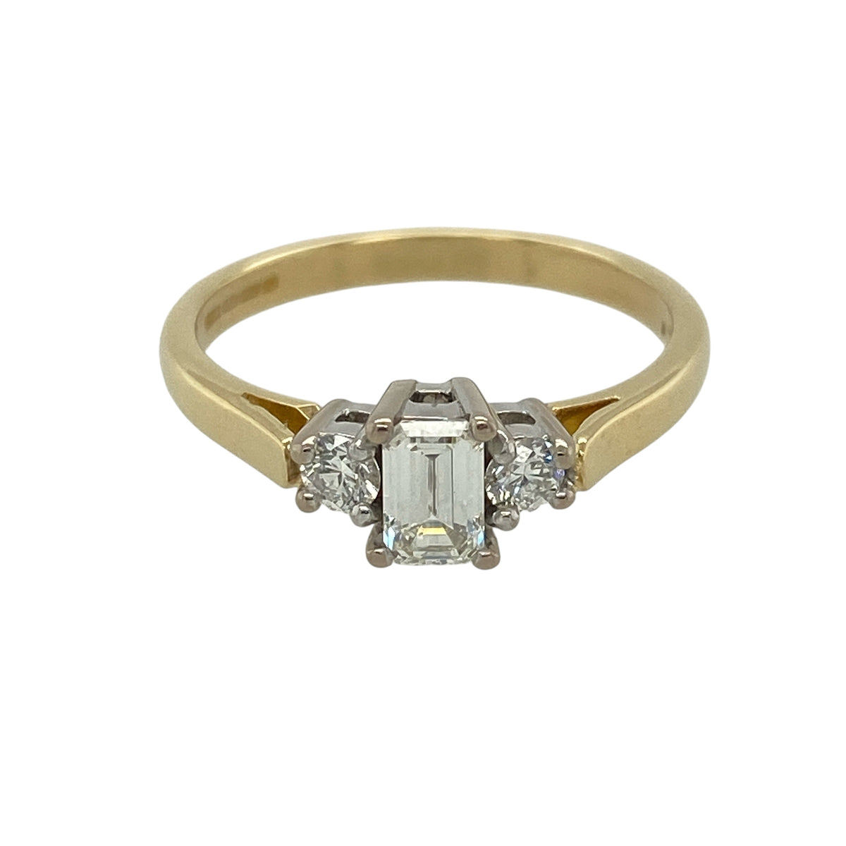 18ct Gold & Diamond Trilogy Ring