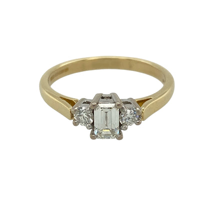 18ct Gold & Diamond Trilogy Ring