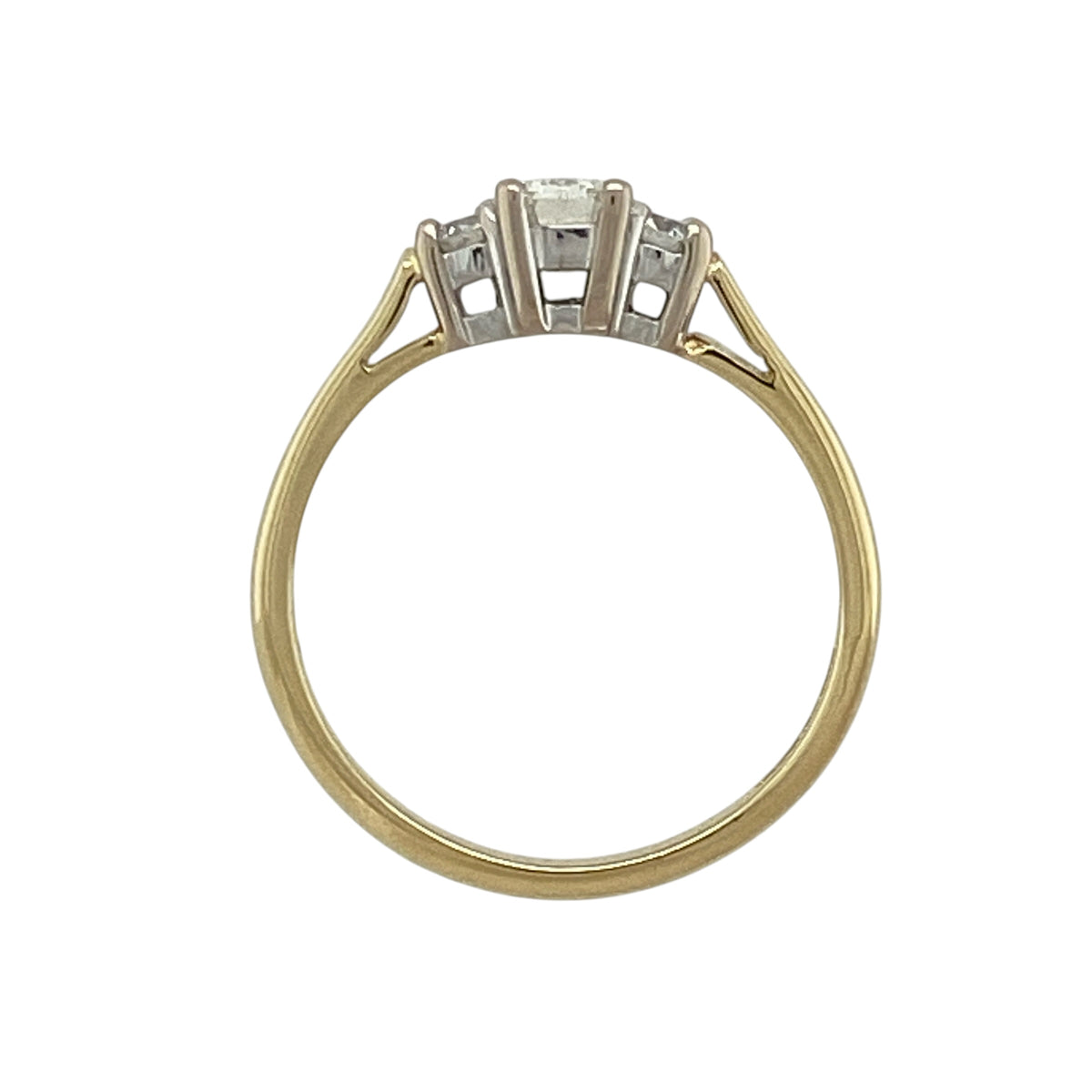 18ct Gold & Diamond Trilogy Ring
