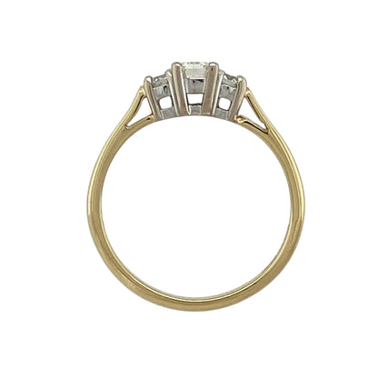 18ct Gold & Diamond Trilogy Ring