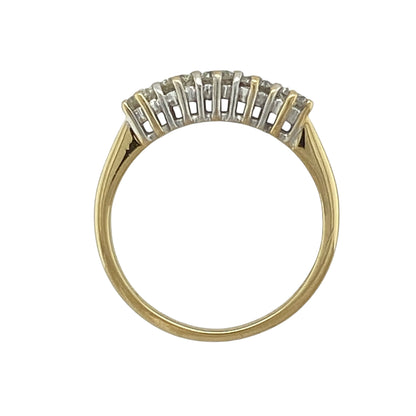18ct Gold & Diamond Five Stone Band Ring