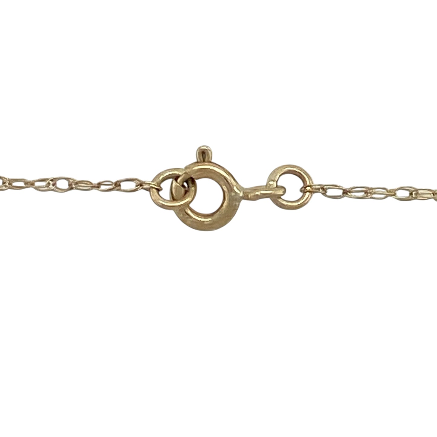 9ct Gold & Diamond Heart 16" Necklace