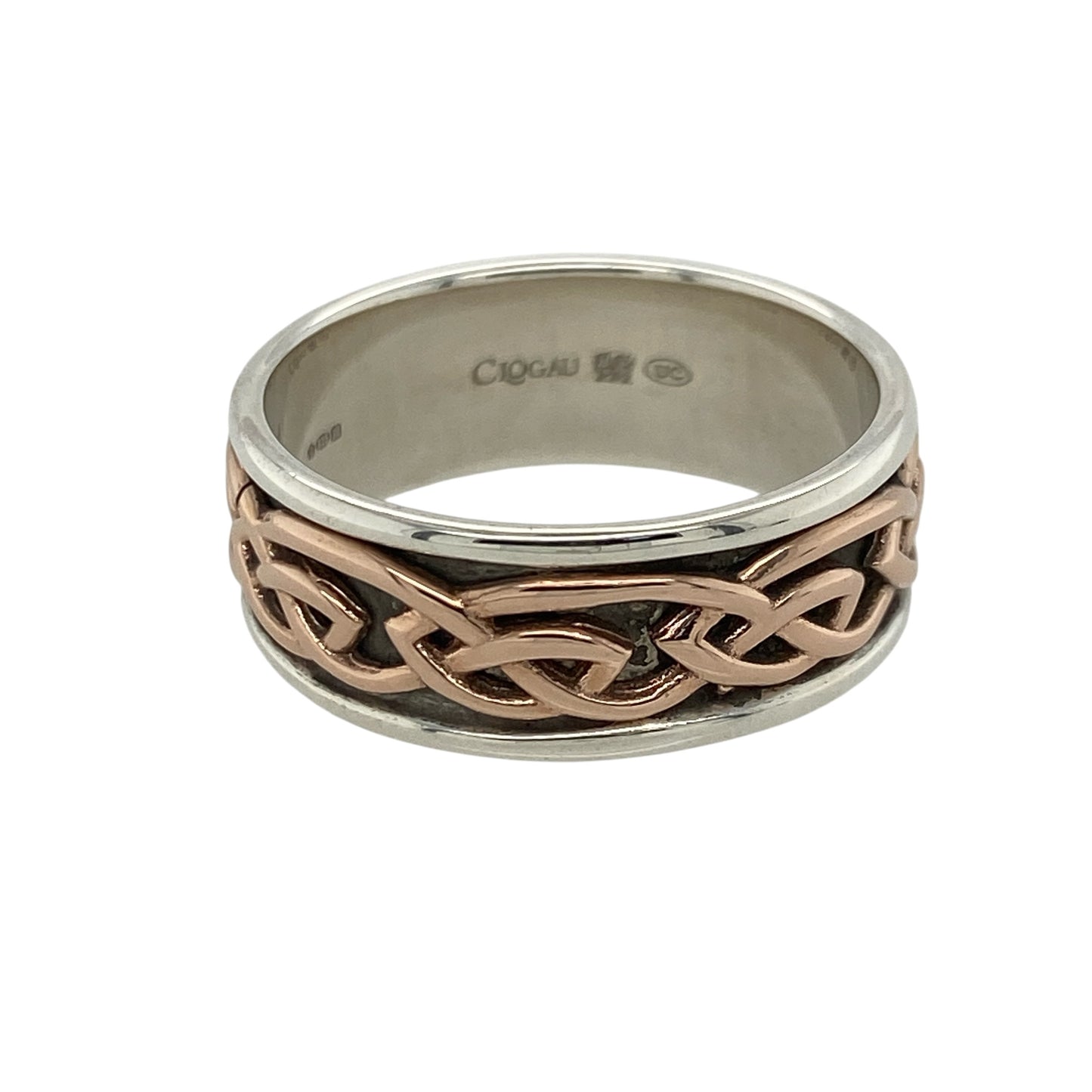 925 Silver Clogau Annwyl Celtic Knot Band Ring