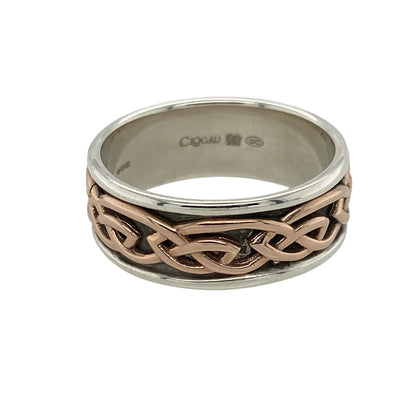 925 Silver Clogau Annwyl Celtic Knot Band Ring
