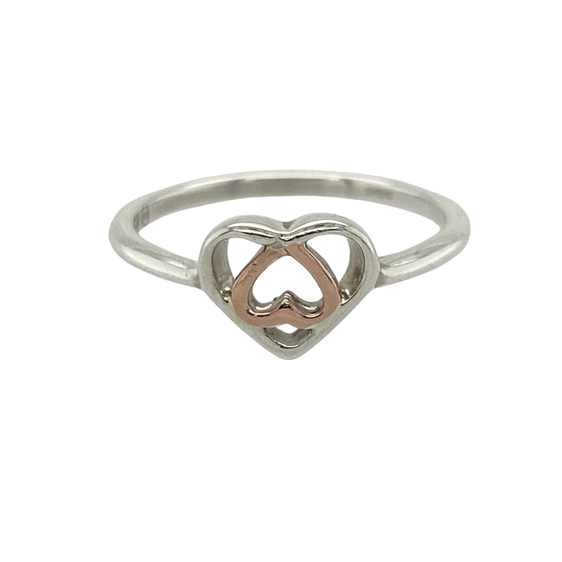 925 Silver Clogau Heart Ring