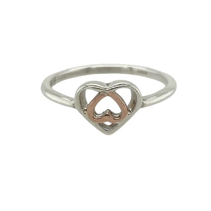 925 Silver Clogau Heart Ring