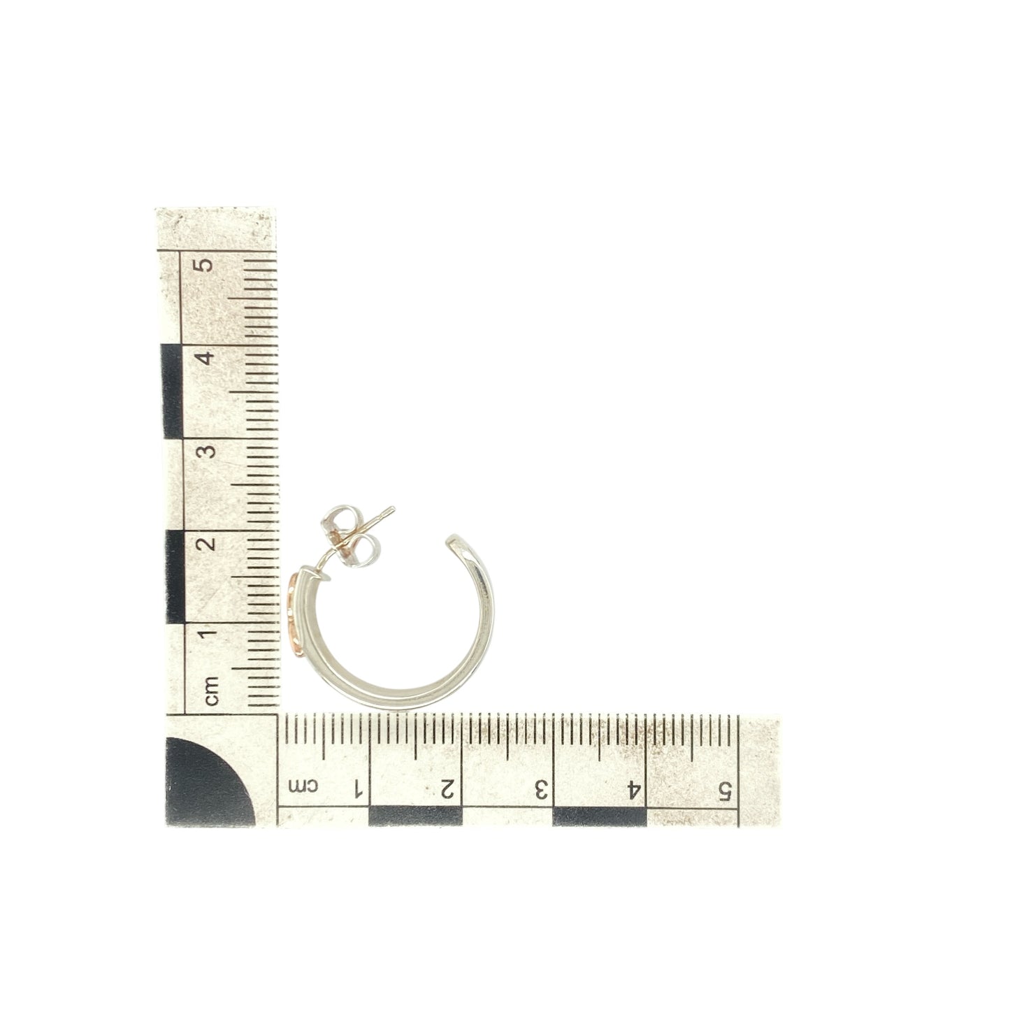 925 Silver Clogau Cariad Hoop Stud Earrings