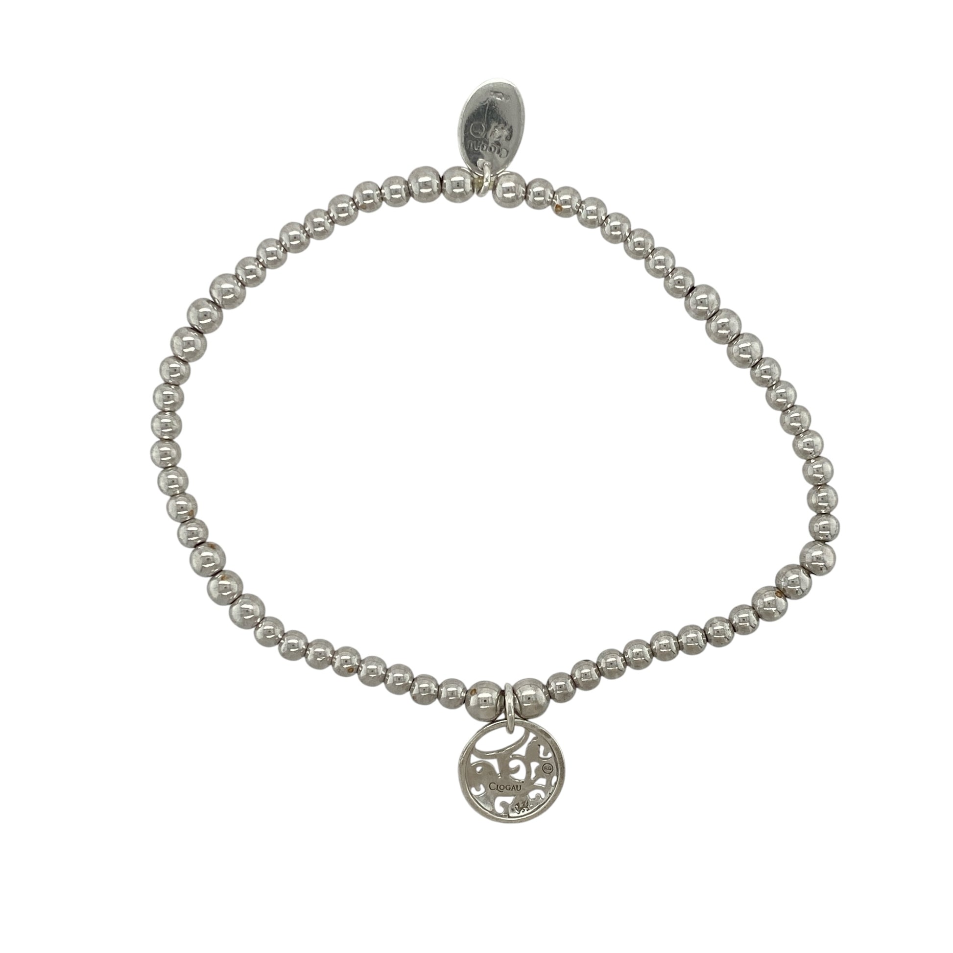 This pre-owned Clogau Affinity Tree of Life bracelet is a delicate sterling silver design, combining a stretchy beaded style with the iconic Tree of Life motif.

Design: Featuring a polished round charm decorated with Clogau’s distinctive Tree of Life design, this bracelet is finished with a delicate beaded stretchy band for comfortable everyday wear. The classic silver finish and meaningful Tree of Life detail create a versatile piece inspired by Welsh heritage.