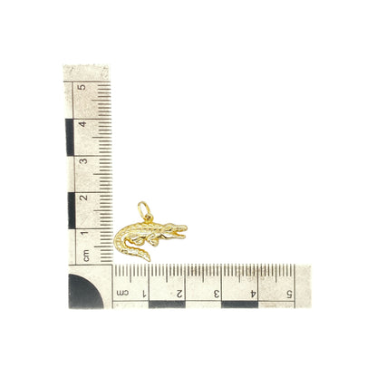 9ct Gold Crocodile Pendant