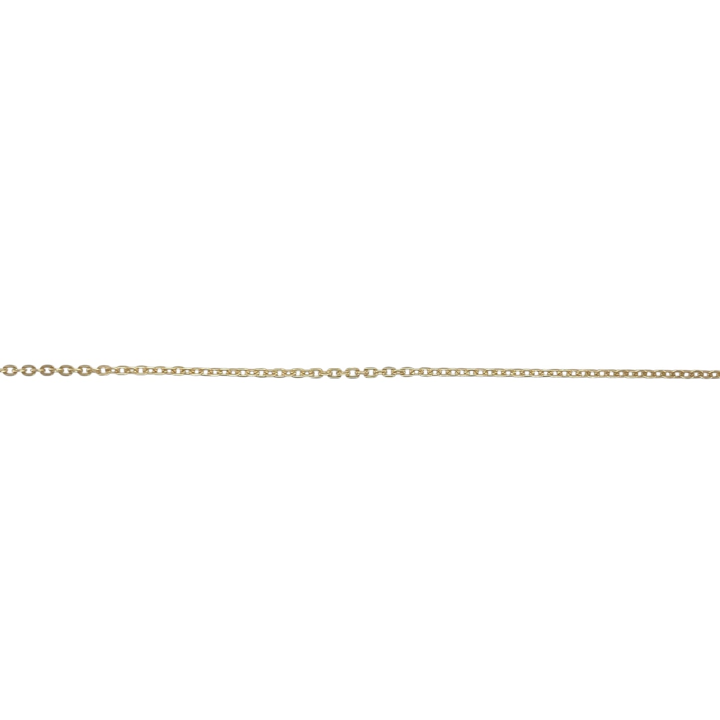9ct Gold 7" Faceted Belcher Bracelet