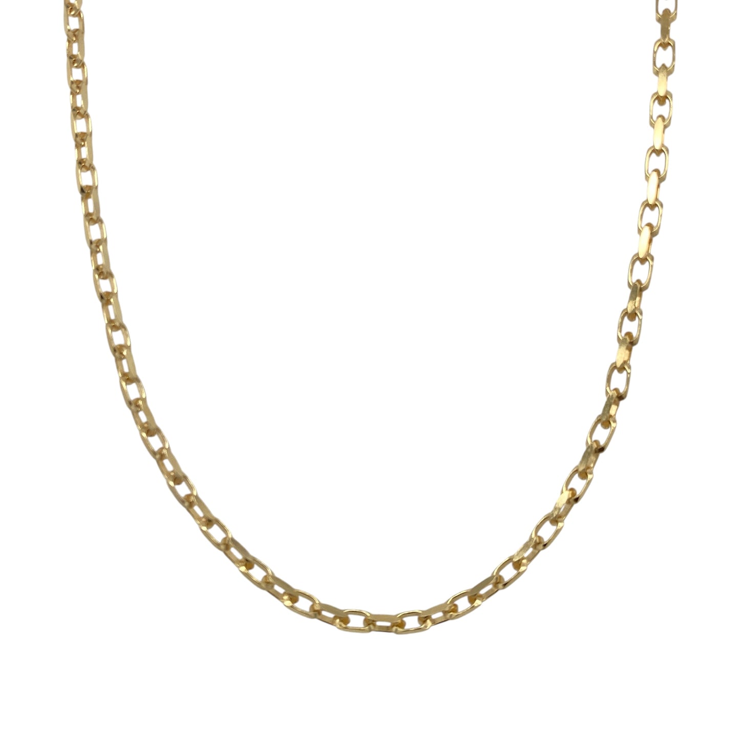 9ct Gold 24" Faceted Belcher Chain