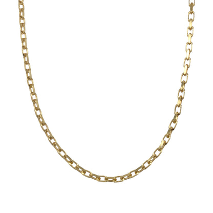 9ct Gold 24" Faceted Belcher Chain