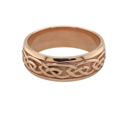9ct Gold Clogau Annwyl Celtic Knot Band Ring