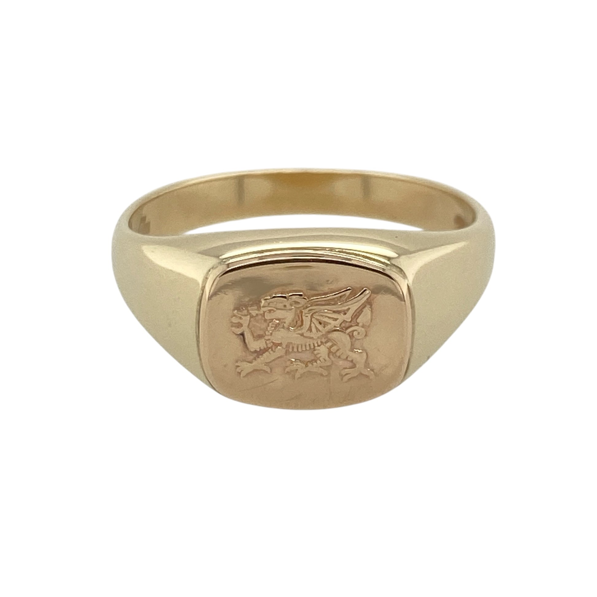 9ct Gold Welsh Dragon Clogau Signet Ring