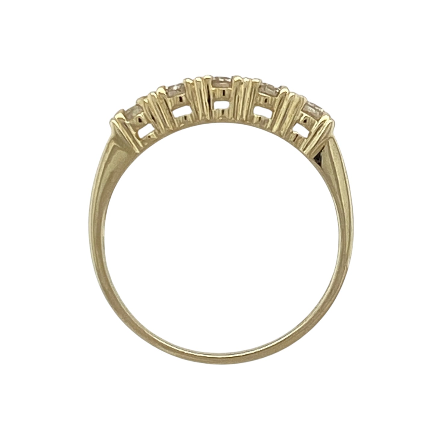 9ct Gold & Diamond Band Ring