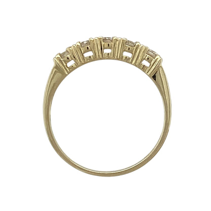 9ct Gold & Diamond Band Ring