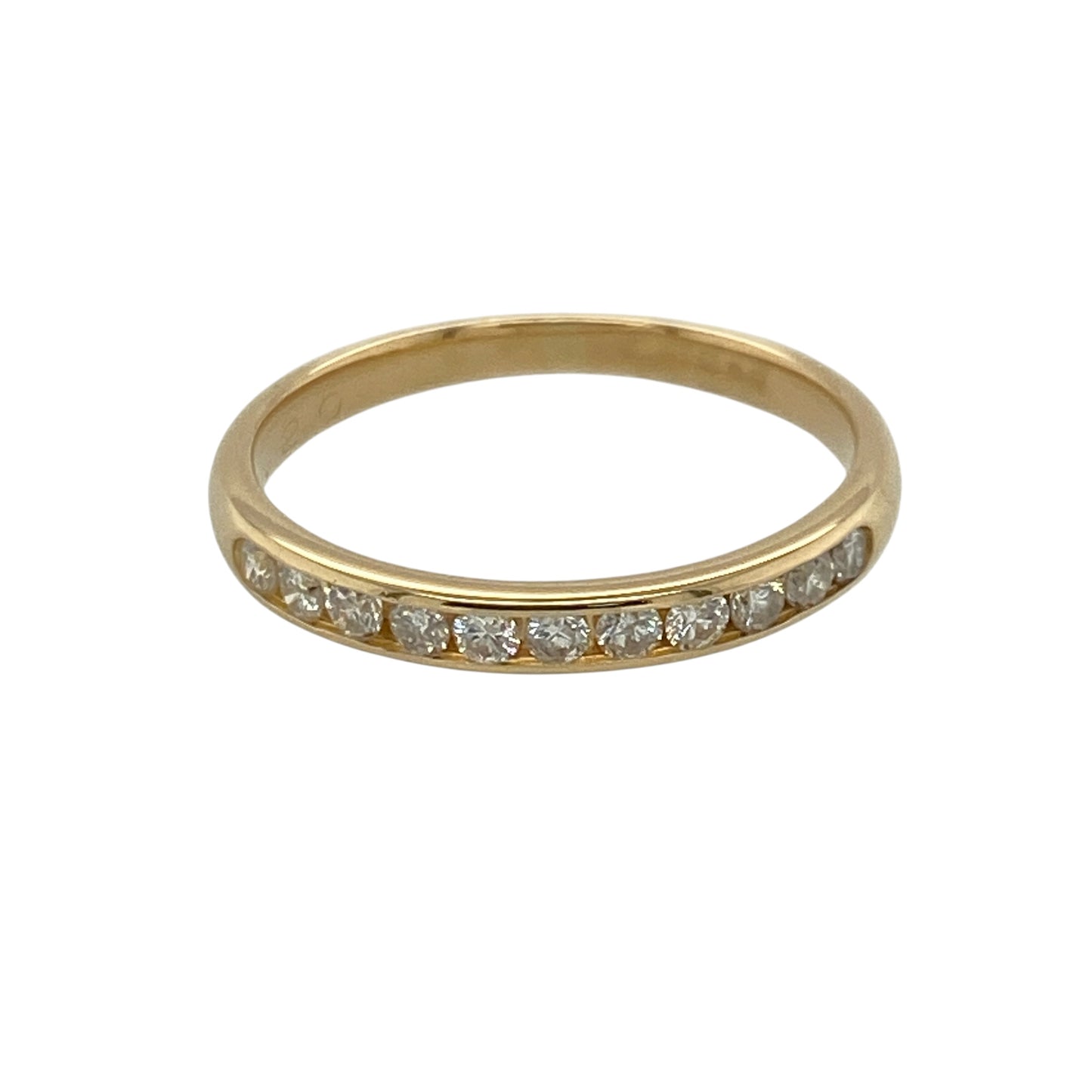 18ct Gold & Diamond Band Ring