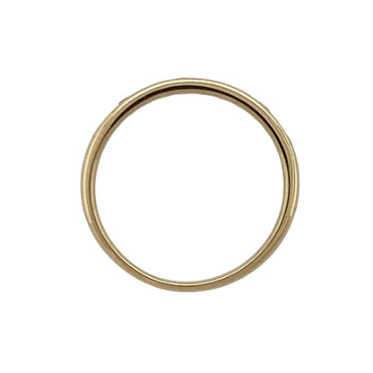 18ct Gold & Diamond Band Ring