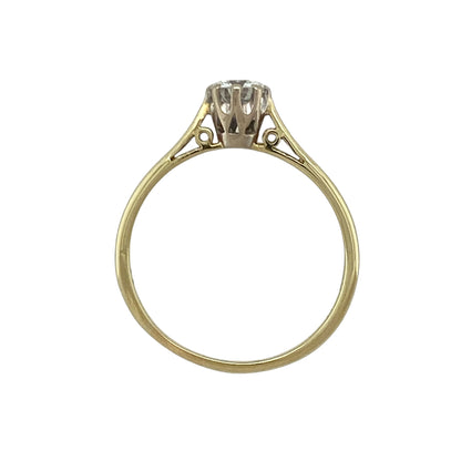 18ct Gold & Diamond Solitaire Ring