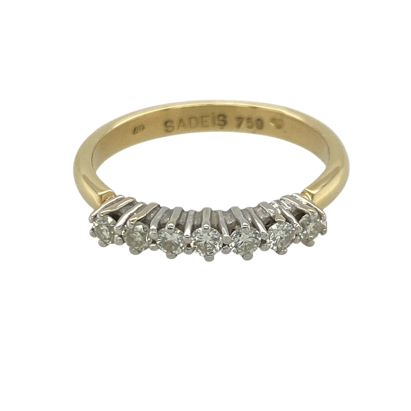 18ct Gold & Diamond Band Ring