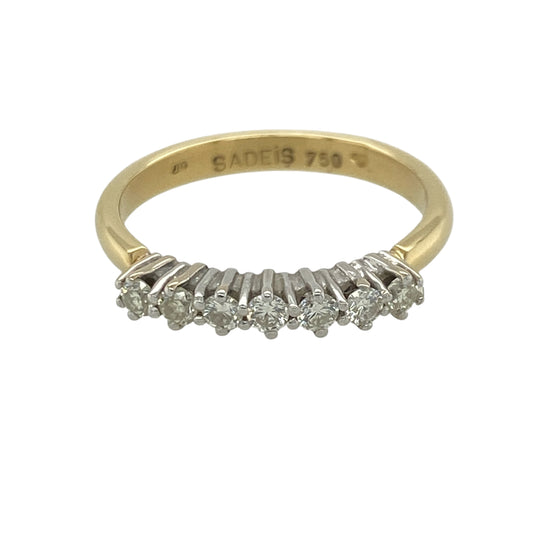 18ct Gold & Diamond Band Ring