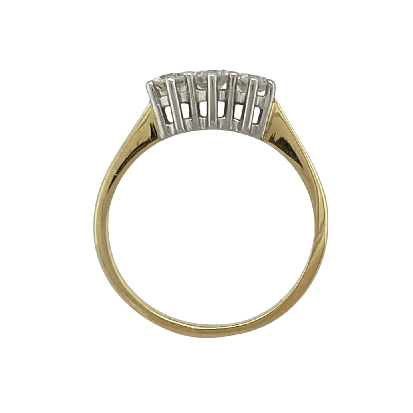 18ct Gold & Diamond Trilogy Ring