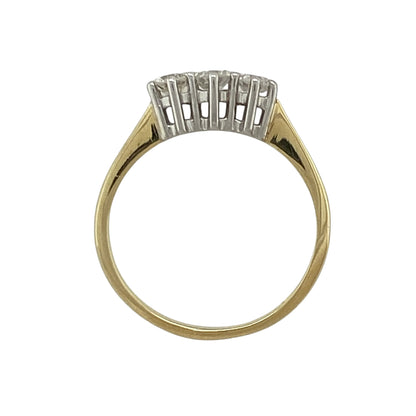 18ct Gold & Diamond Trilogy Ring